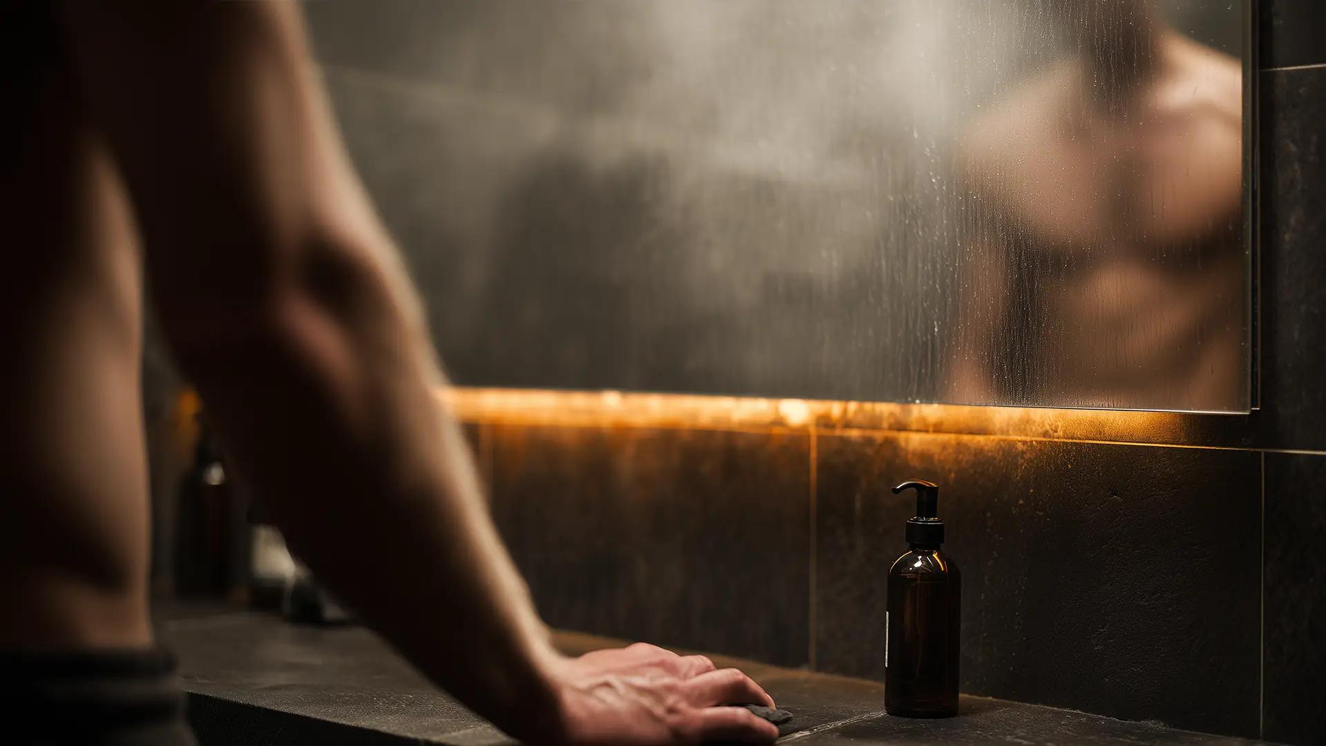 Illustration zur schonenden Reinigung der Eichel – Smegma richtig entfernen