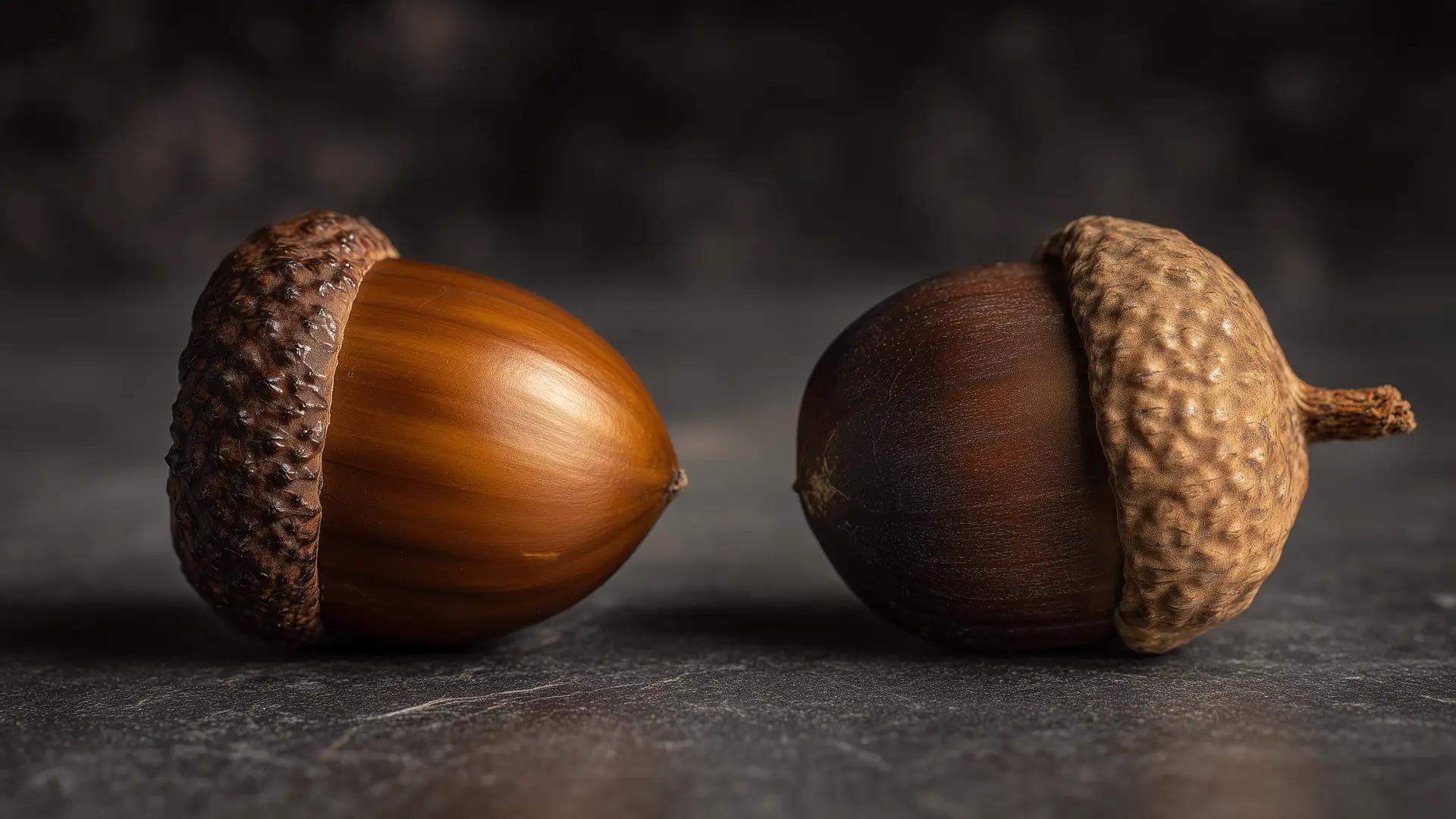 Illustration trockene Eichel – Hautpflege und Ursachen